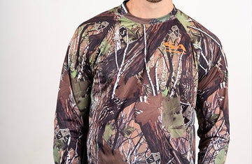 SA PERFORMANCE LONG SLEEVE SHIRT W/  CAMO DREGS